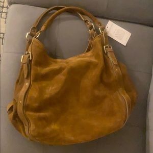 Garnet Hill Italian made hobo purse